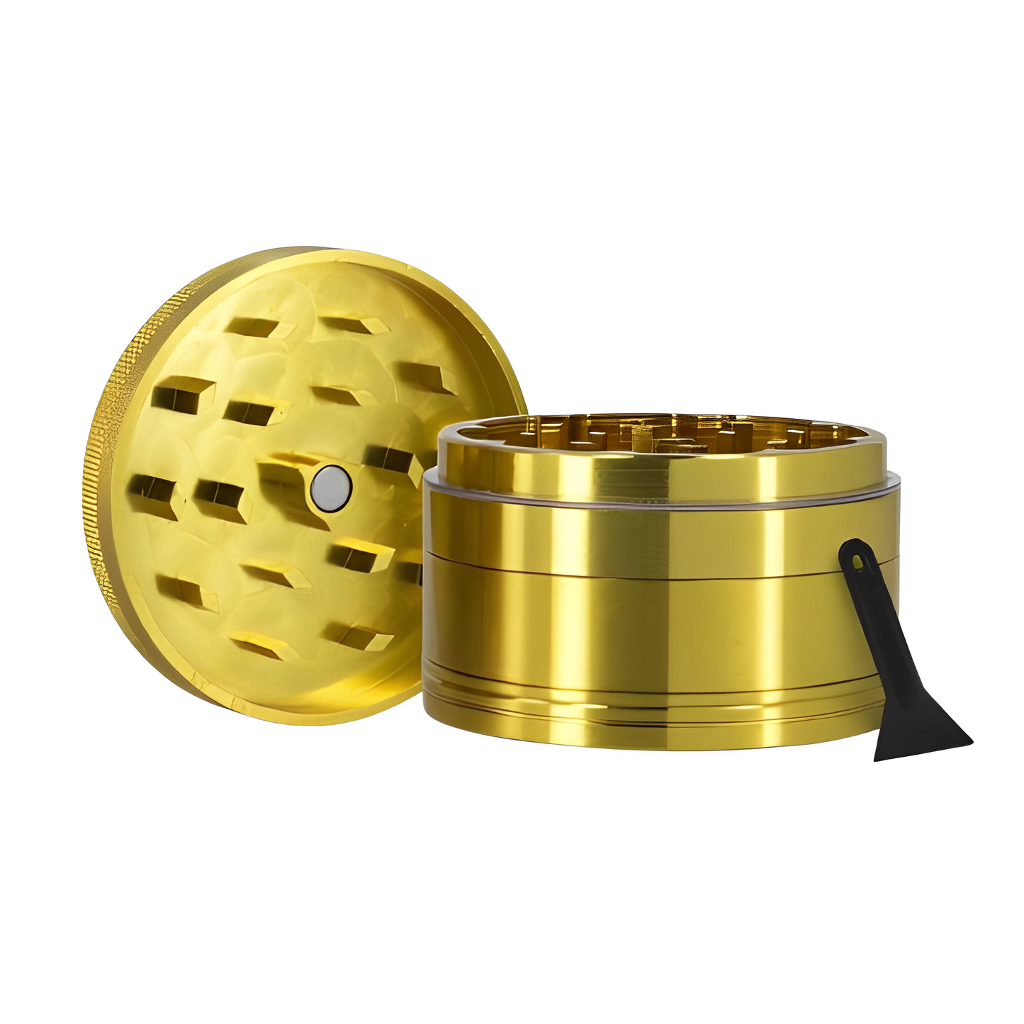 GRINDER 4 PARTS - DARK DICE GOLD 💛